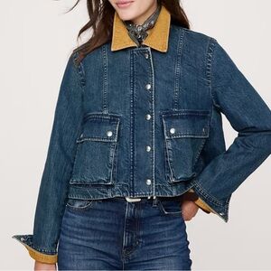 Banana Republic denim trapeze jacket